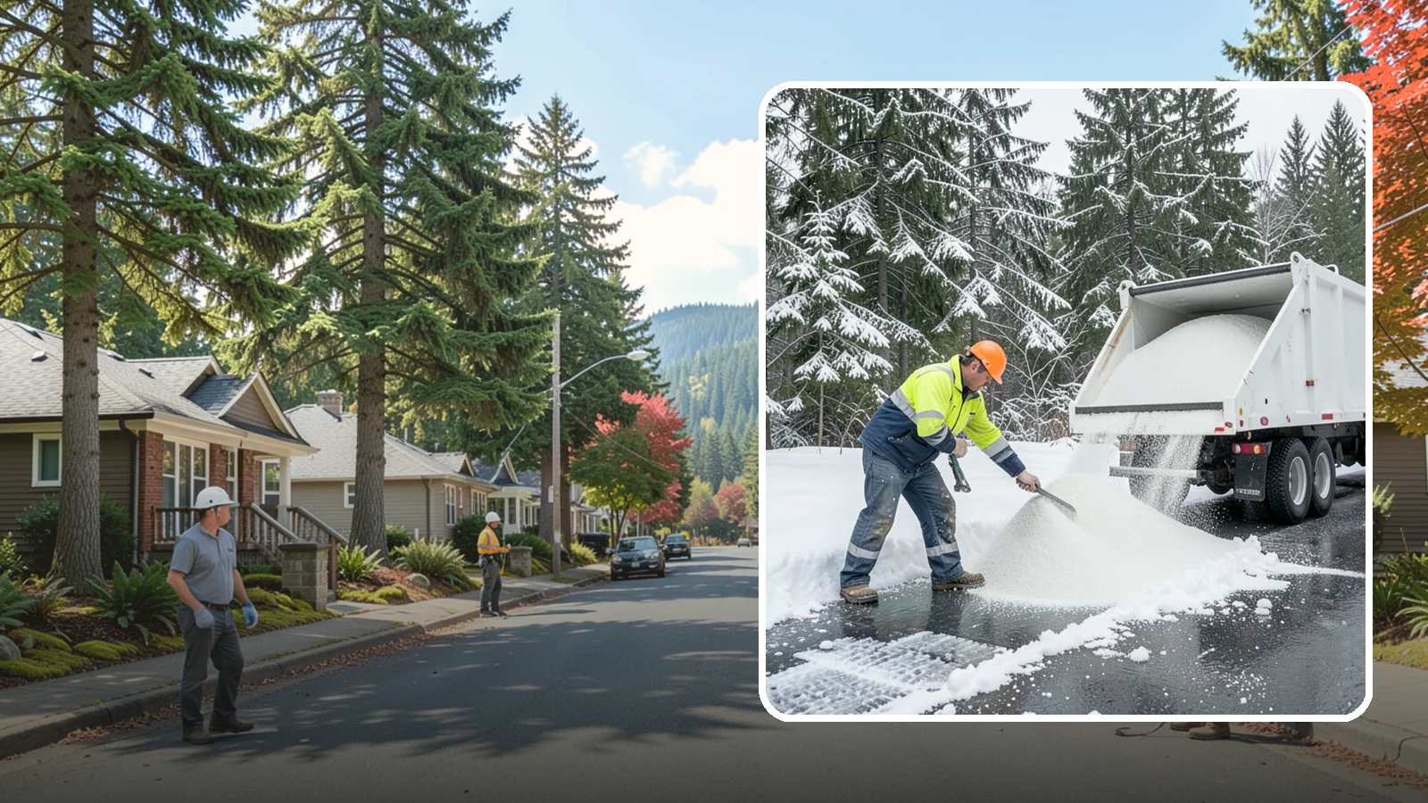 Bulk Salt Delivery in Hunts Point, King County, WA - Bulk salt delivery keeps your on-site supply stocked so crews never run short during a prolonged cold snap.