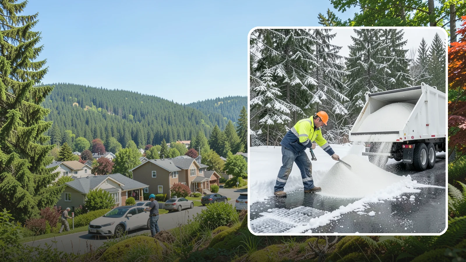 Bulk Salt Delivery in Index, Snohomish County, WA - Bulk salt delivery keeps your on-site supply stocked so crews never run short during a prolonged cold snap.