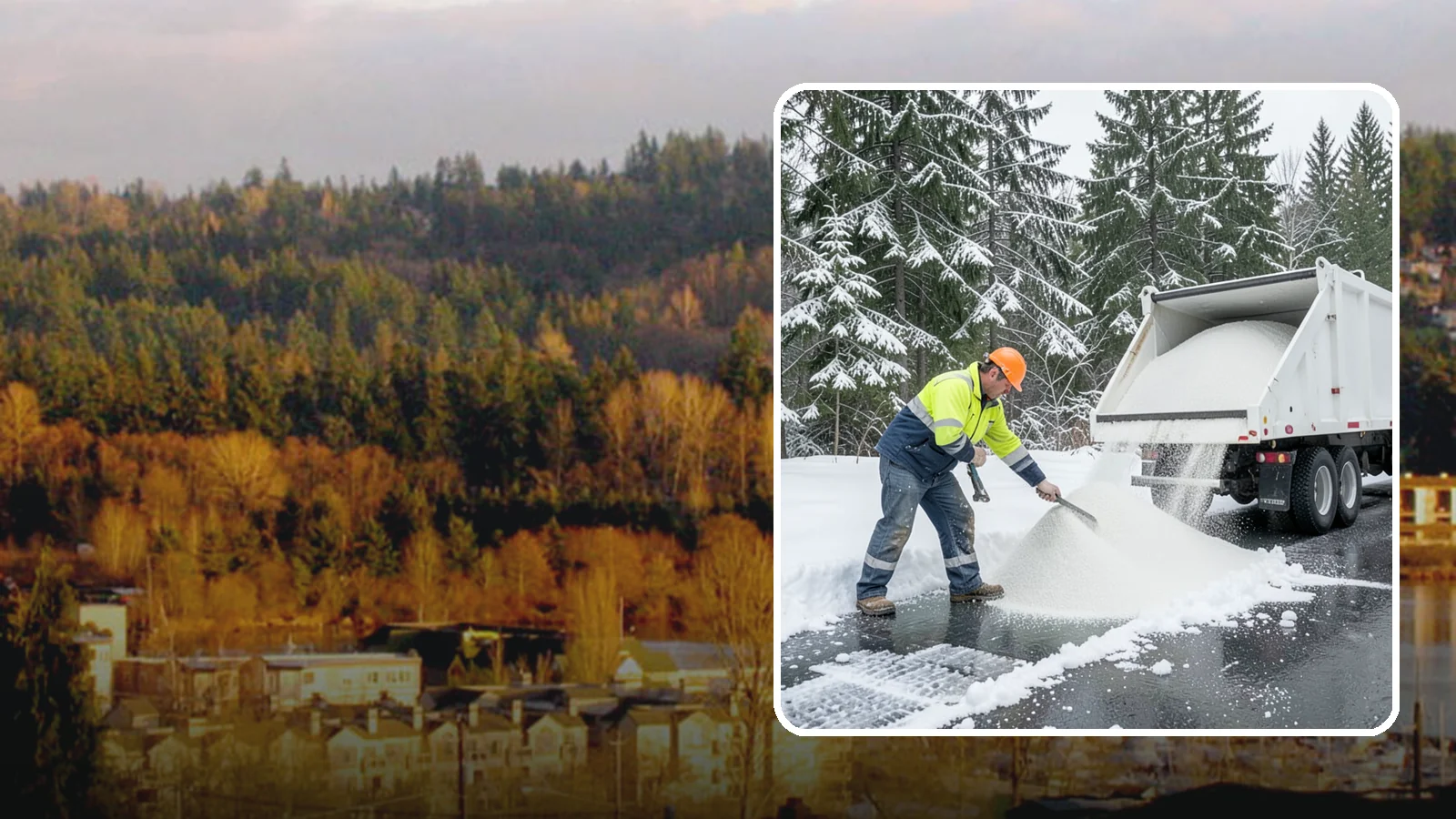 Bulk Salt Delivery in Kenmore, King County, WA - Bulk salt delivery keeps your on-site supply stocked so crews never run short during a prolonged cold snap.