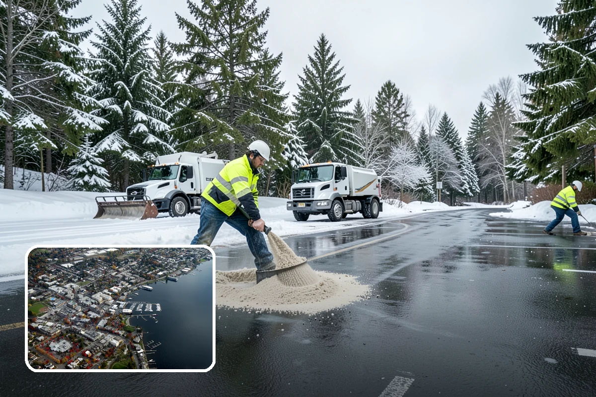 Bulk Salt Delivery in Kirkland, King County, WA - Guarantees supply through regional shortages and long cold snaps