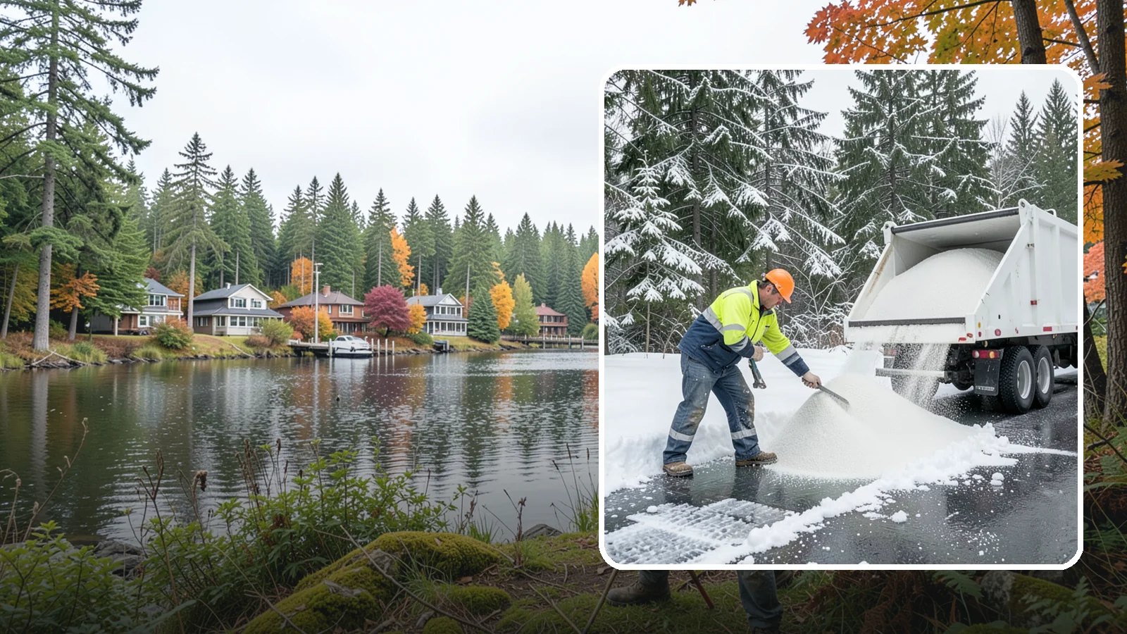 Bulk Salt Delivery in La Conner, Skagit County, WA - Bulk salt delivery keeps your on-site supply stocked so crews never run short during a prolonged cold snap.