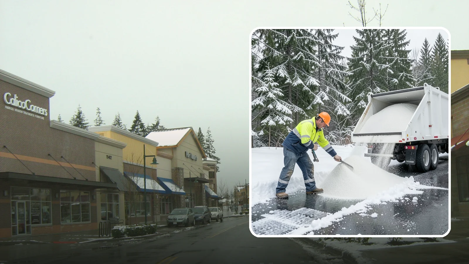 Bulk Salt Delivery in Mill Creek, Snohomish County, WA - Bulk salt delivery keeps your on-site supply stocked so crews never run short during a prolonged cold snap.