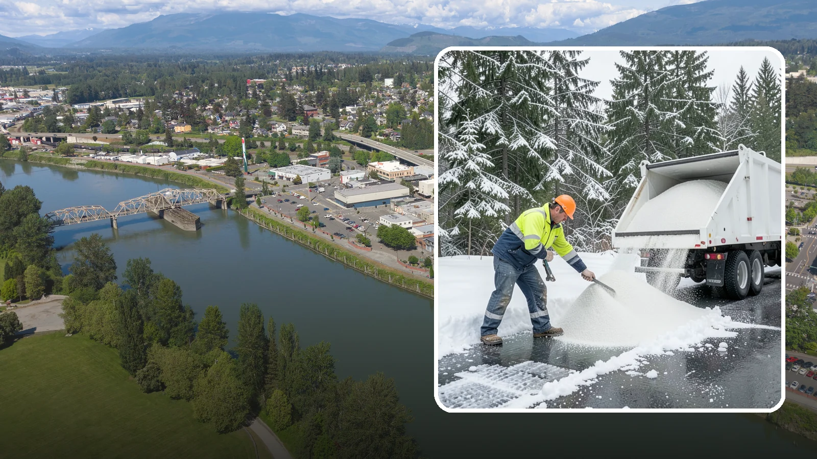 Bulk Salt Delivery in Mount Vernon, Skagit County, WA - Bulk salt delivery keeps your on-site supply stocked so crews never run short during a prolonged cold snap.