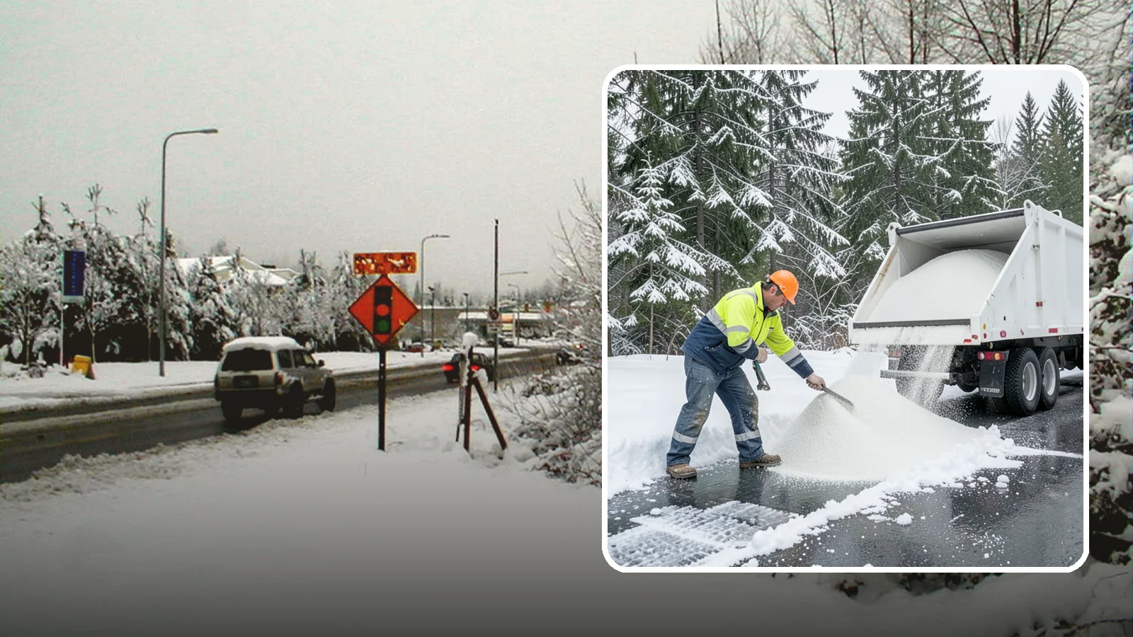 Bulk Salt Delivery in Newcastle, King County, WA - Bulk salt delivery keeps your on-site supply stocked so crews never run short during a prolonged cold snap.