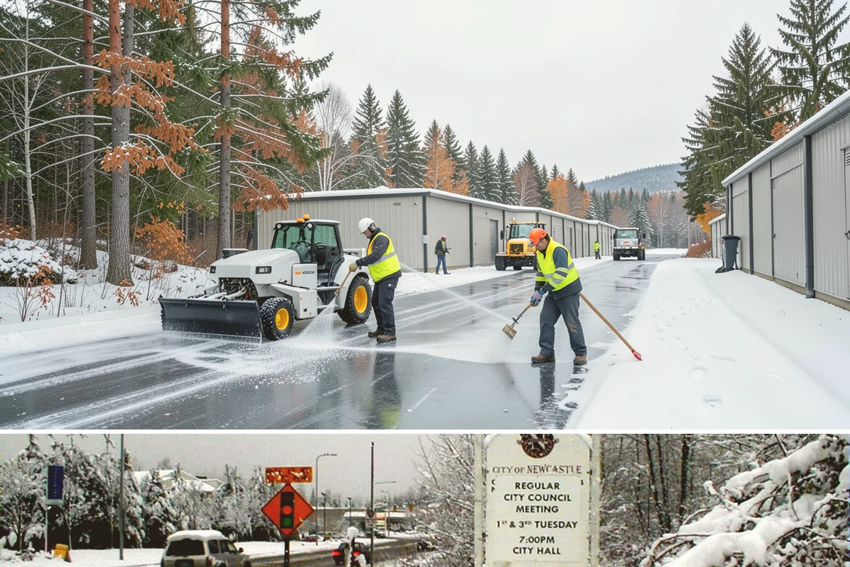 Bulk Salt Delivery in Newcastle, King County, WA - Bulk salt is best delivered in early fall and topped up through winter ahead of major cold events.