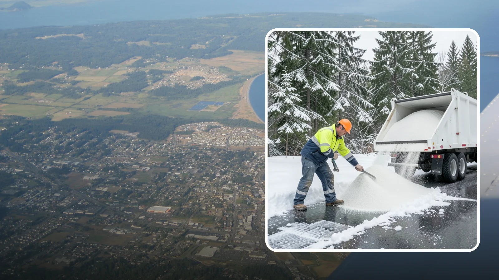 Bulk Salt Delivery in Oak Harbor, Island County, WA - Bulk salt delivery keeps your on-site supply stocked so crews never run short during a prolonged cold snap.