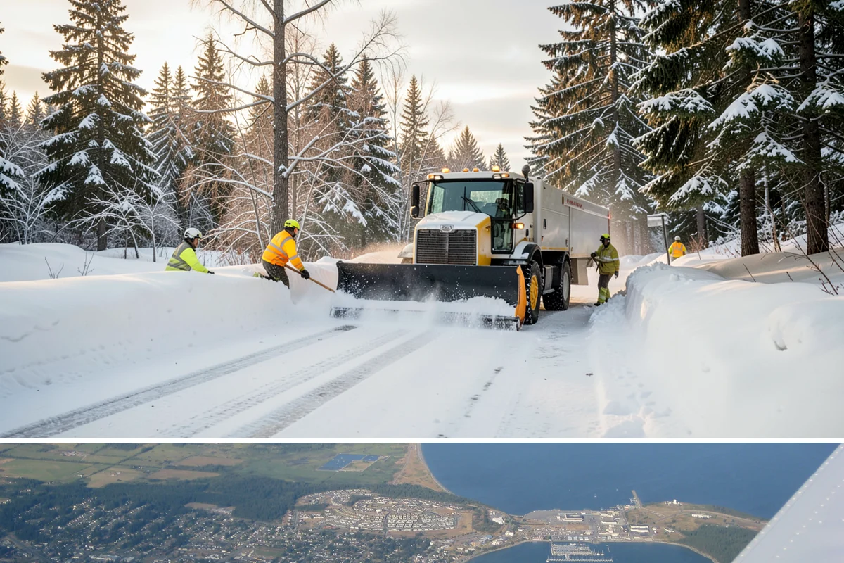 Bulk Salt Delivery in Oak Harbor, Island County, WA - Bulk salt is best delivered in early fall and topped up through winter ahead of major cold events.