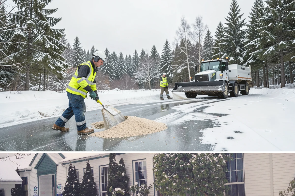 Bulk Salt Delivery in Pacific, King County, WA - Bulk salt is best delivered in early fall and topped up through winter ahead of major cold events.