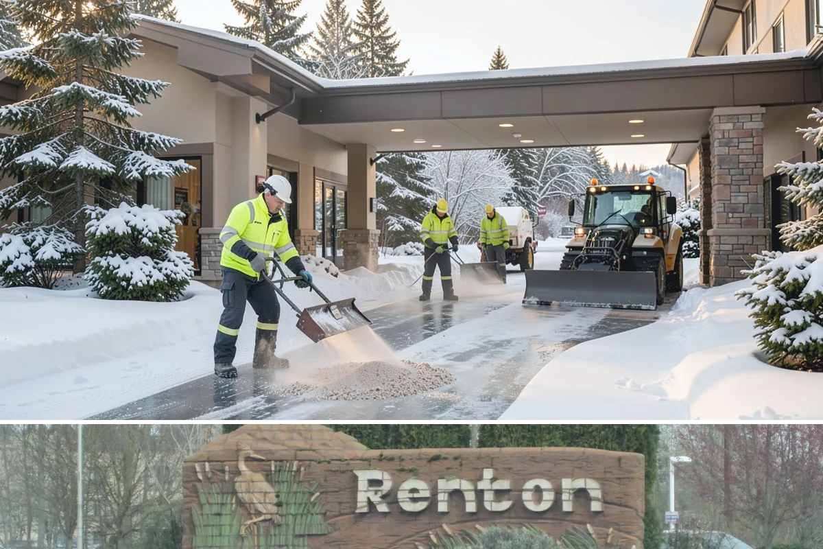 Bulk Salt Delivery in Renton, King County, WA - Bulk salt is best delivered in early fall and topped up through winter ahead of major cold events.
