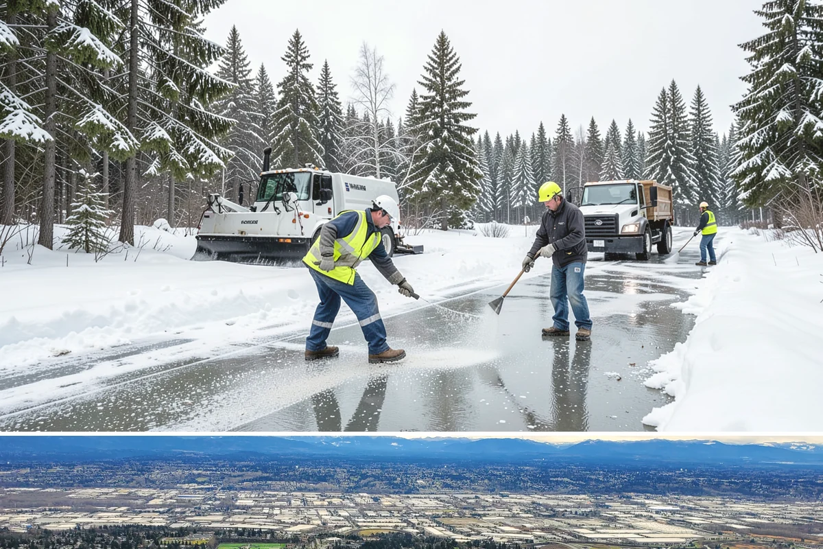 Bulk Salt Delivery in SeaTac, King County, WA - Bulk salt is best delivered in early fall and topped up through winter ahead of major cold events.