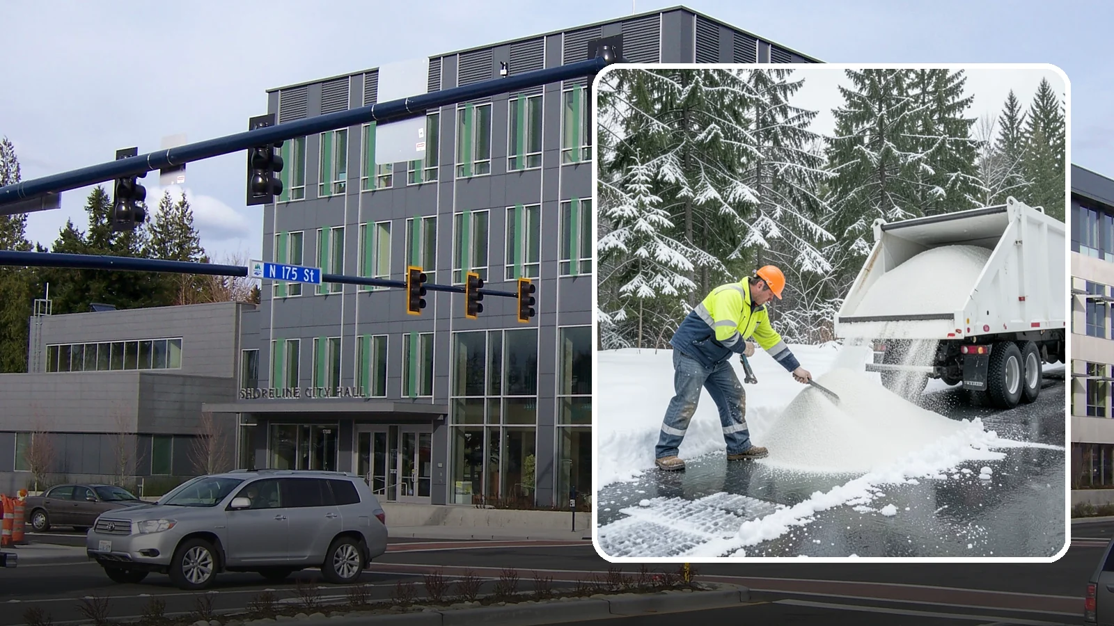 Bulk Salt Delivery in Shoreline, King County, WA - Bulk salt delivery keeps your on-site supply stocked so crews never run short during a prolonged cold snap.