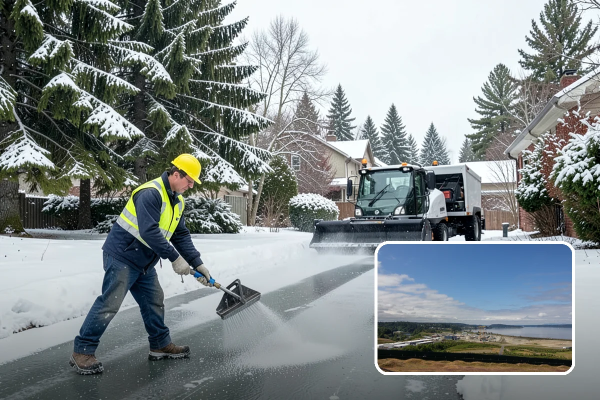 Bulk Salt Delivery in University Place, Pierce County, WA - Guarantees supply through regional shortages and long cold snaps