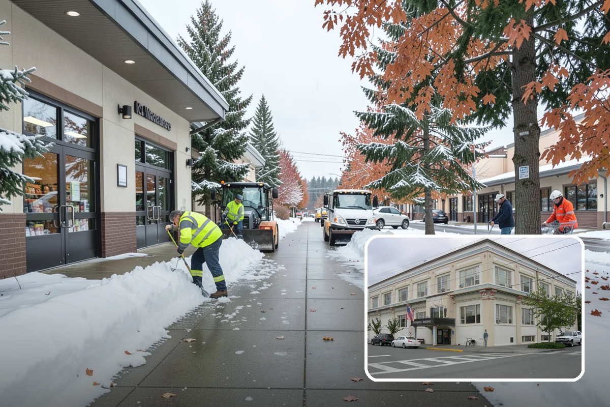 Bus Stop Clearing in Anacortes, Skagit County, WA - Gives transit riders a safe path to board