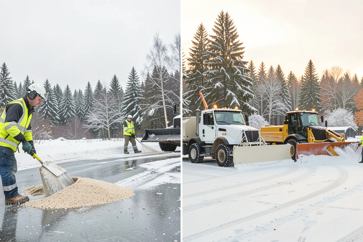 Bus Stop Clearing in Anacortes, Skagit County, WA - Locate the shelter, boarding pad, and sidewalk tie-in