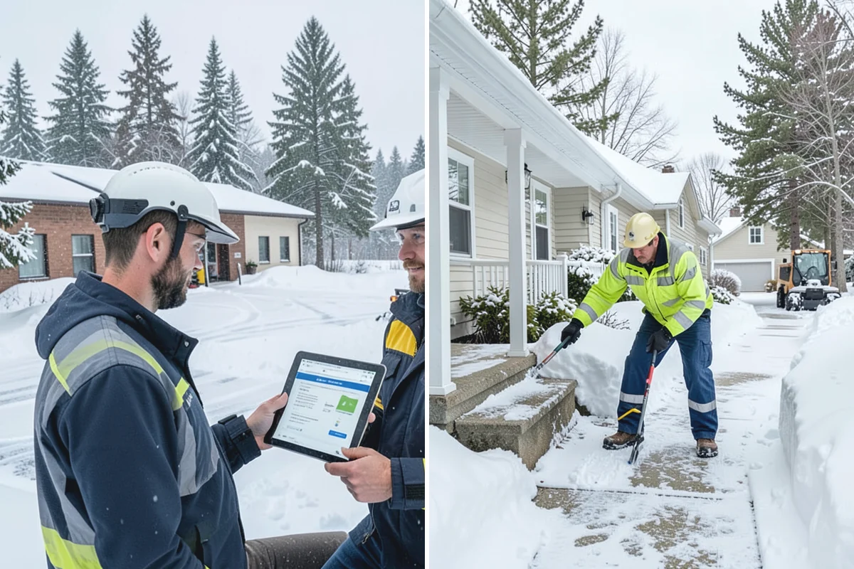 Bus Stop Clearing in Auburn, King County, WA - Locate the shelter, boarding pad, and sidewalk tie-in