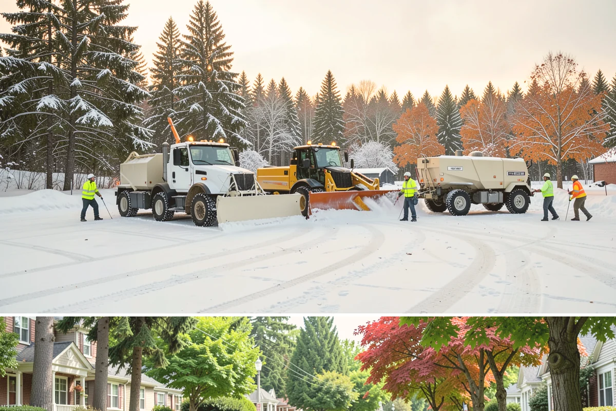 Bus Stop Clearing in Beaux Arts Village, King County, WA - Prioritized before morning commute hours after any overnight snowfall in our winter season.