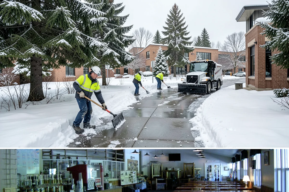 Bus Stop Clearing in Black Diamond, King County, WA - Prioritized before morning commute hours after any overnight snowfall in our winter season.