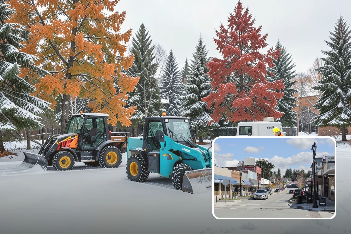 Bus Stop Clearing in Bothell, King County, WA - Gives transit riders a safe path to board