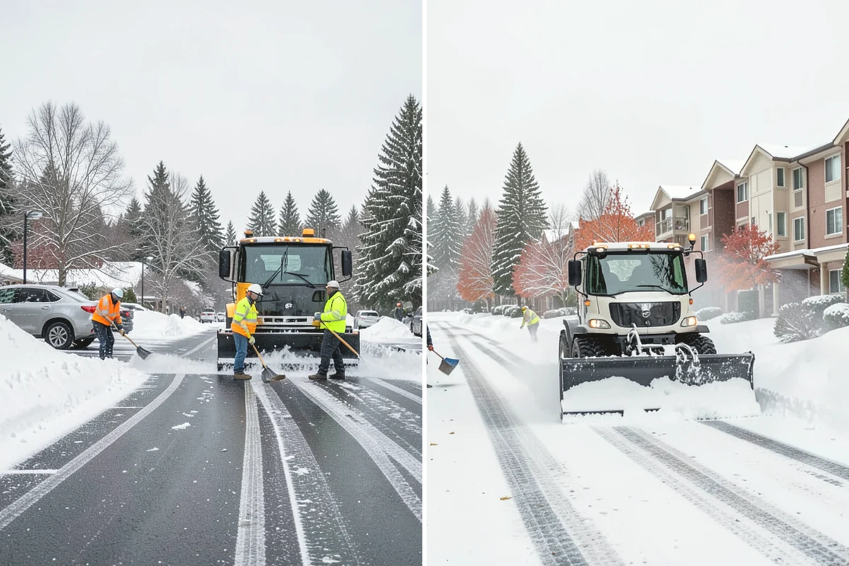 Bus Stop Clearing in Burien, King County, WA - Locate the shelter, boarding pad, and sidewalk tie-in