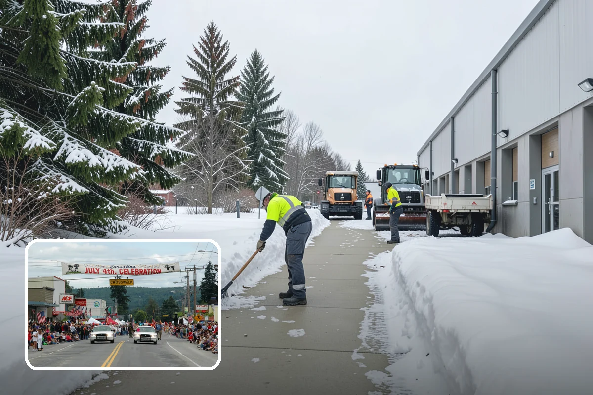Bus Stop Clearing in Carnation, King County, WA - Gives transit riders a safe path to board