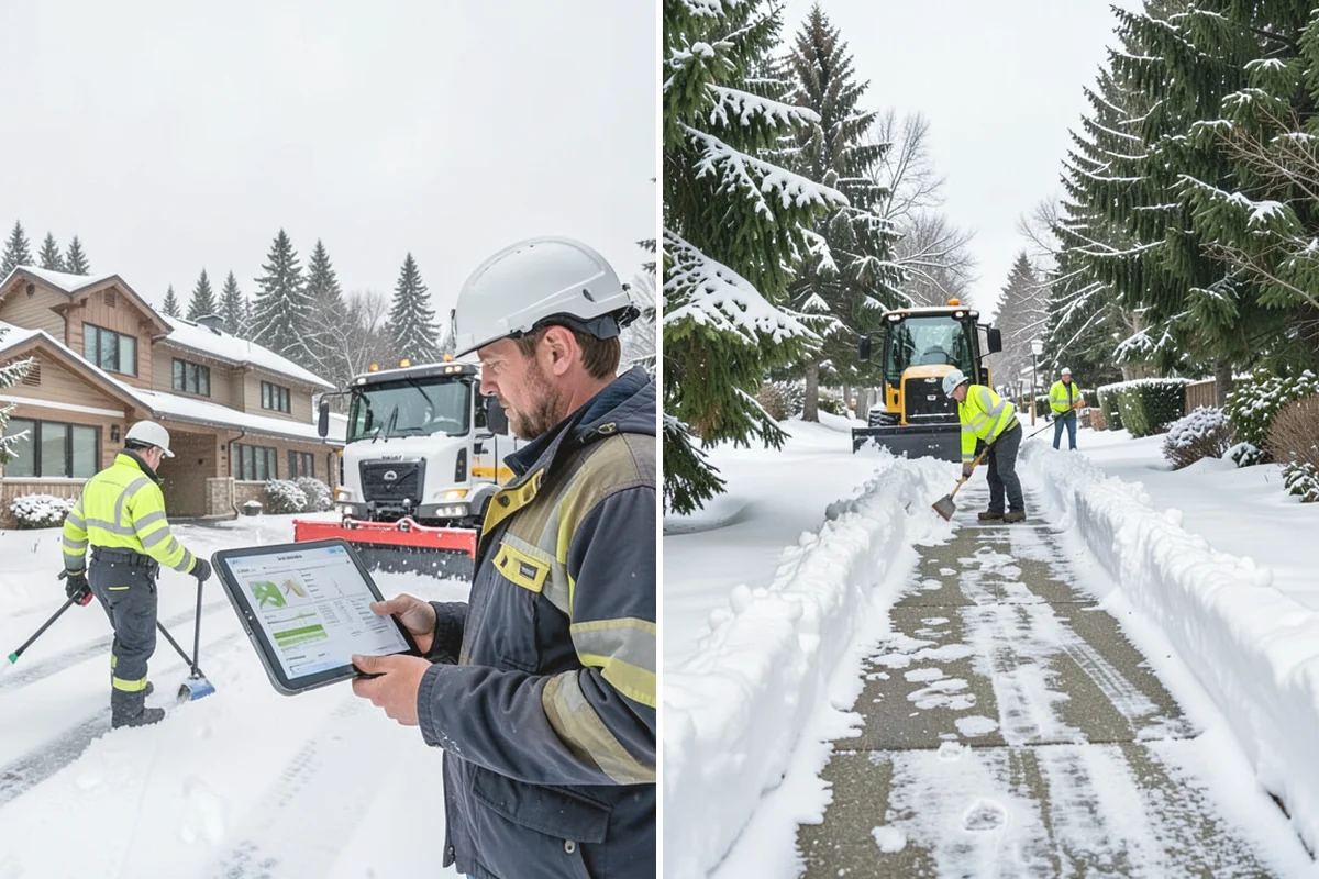 Bus Stop Clearing in Covington, King County, WA - Locate the shelter, boarding pad, and sidewalk tie-in