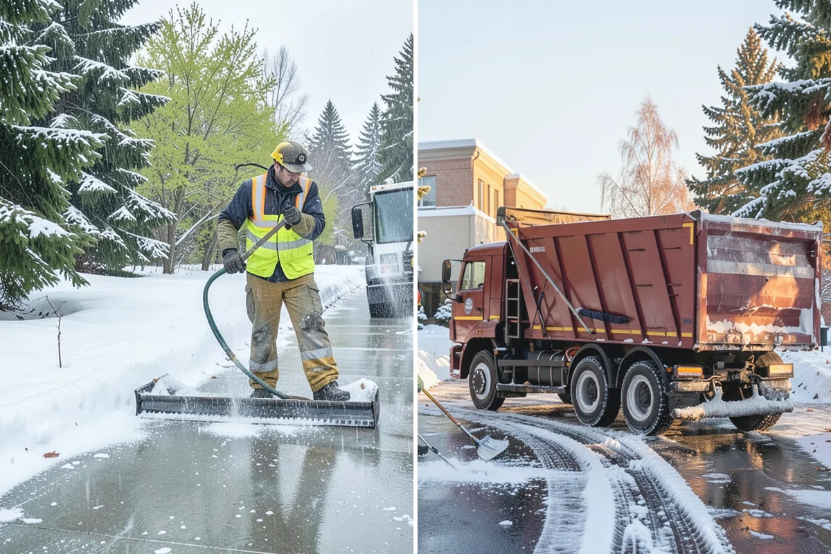 Bus Stop Clearing in Darrington, Snohomish County, WA - Locate the shelter, boarding pad, and sidewalk tie-in