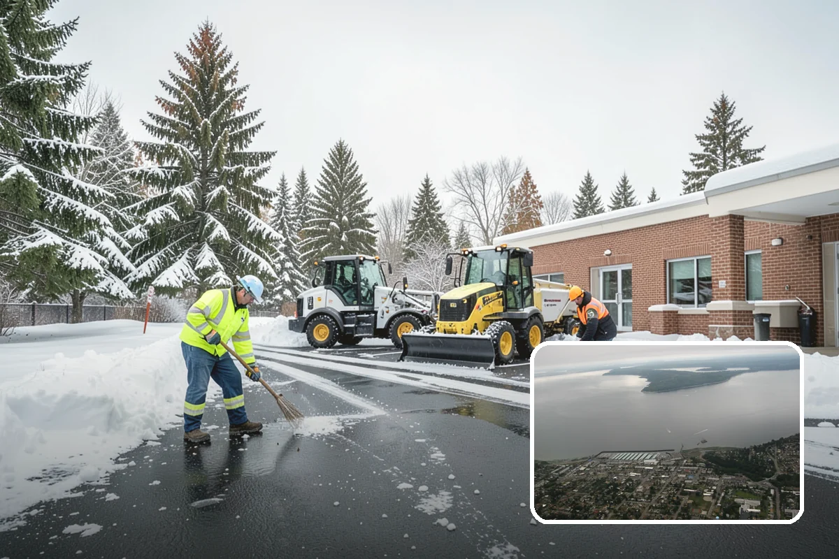 Bus Stop Clearing in Des Moines, King County, WA - Gives transit riders a safe path to board