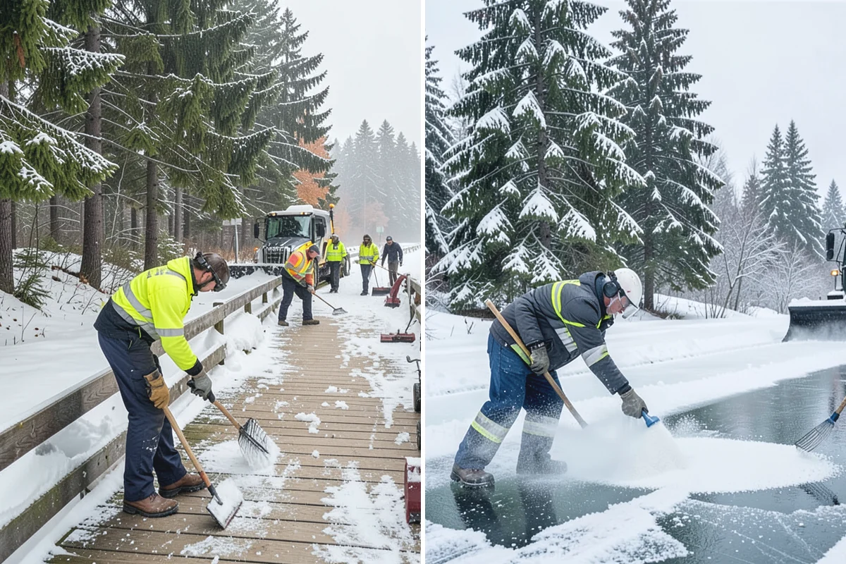 Bus Stop Clearing in Des Moines, King County, WA - Locate the shelter, boarding pad, and sidewalk tie-in