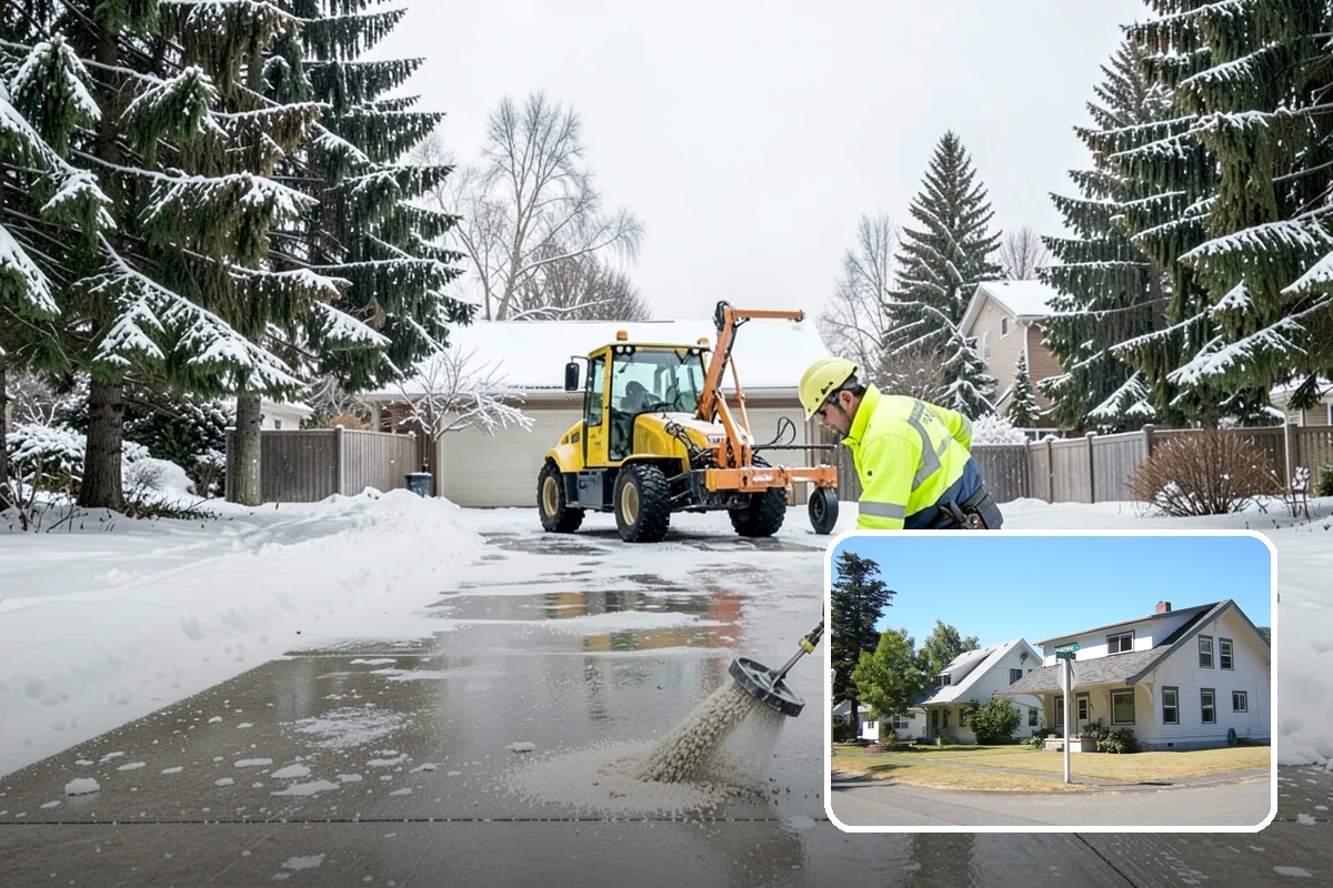 Bus Stop Clearing in DuPont, Pierce County, WA - Gives transit riders a safe path to board