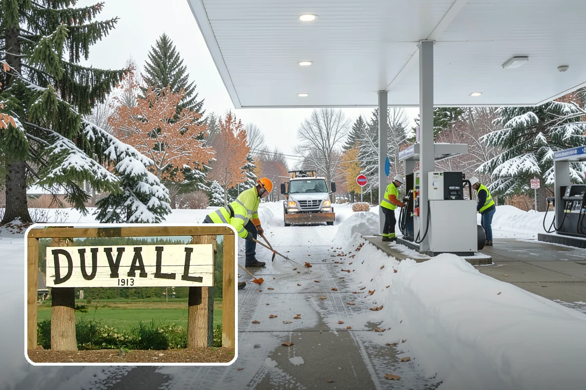 Bus Stop Clearing in Duvall, King County, WA - Gives transit riders a safe path to board
