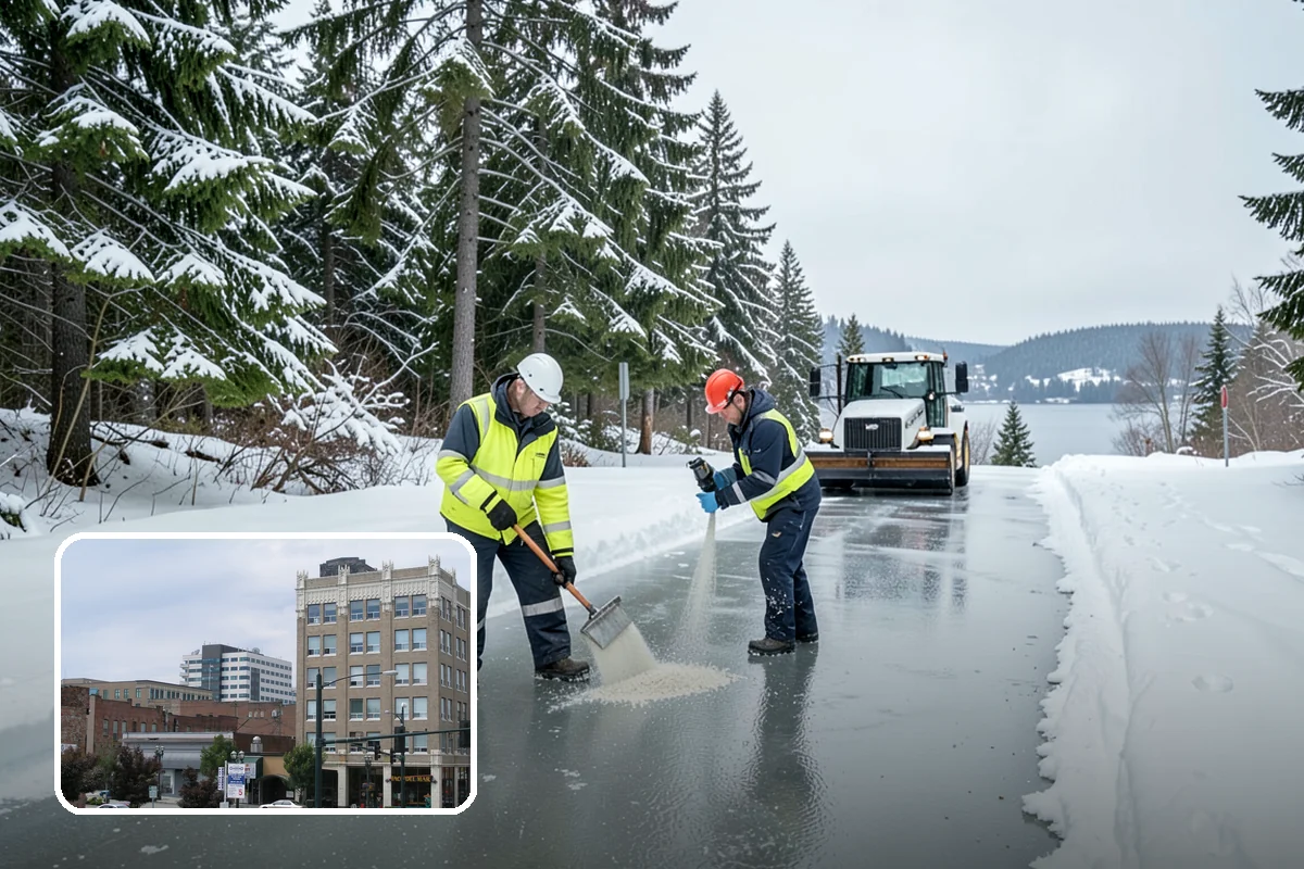 Bus Stop Clearing in Everett, Snohomish County, WA - Gives transit riders a safe path to board