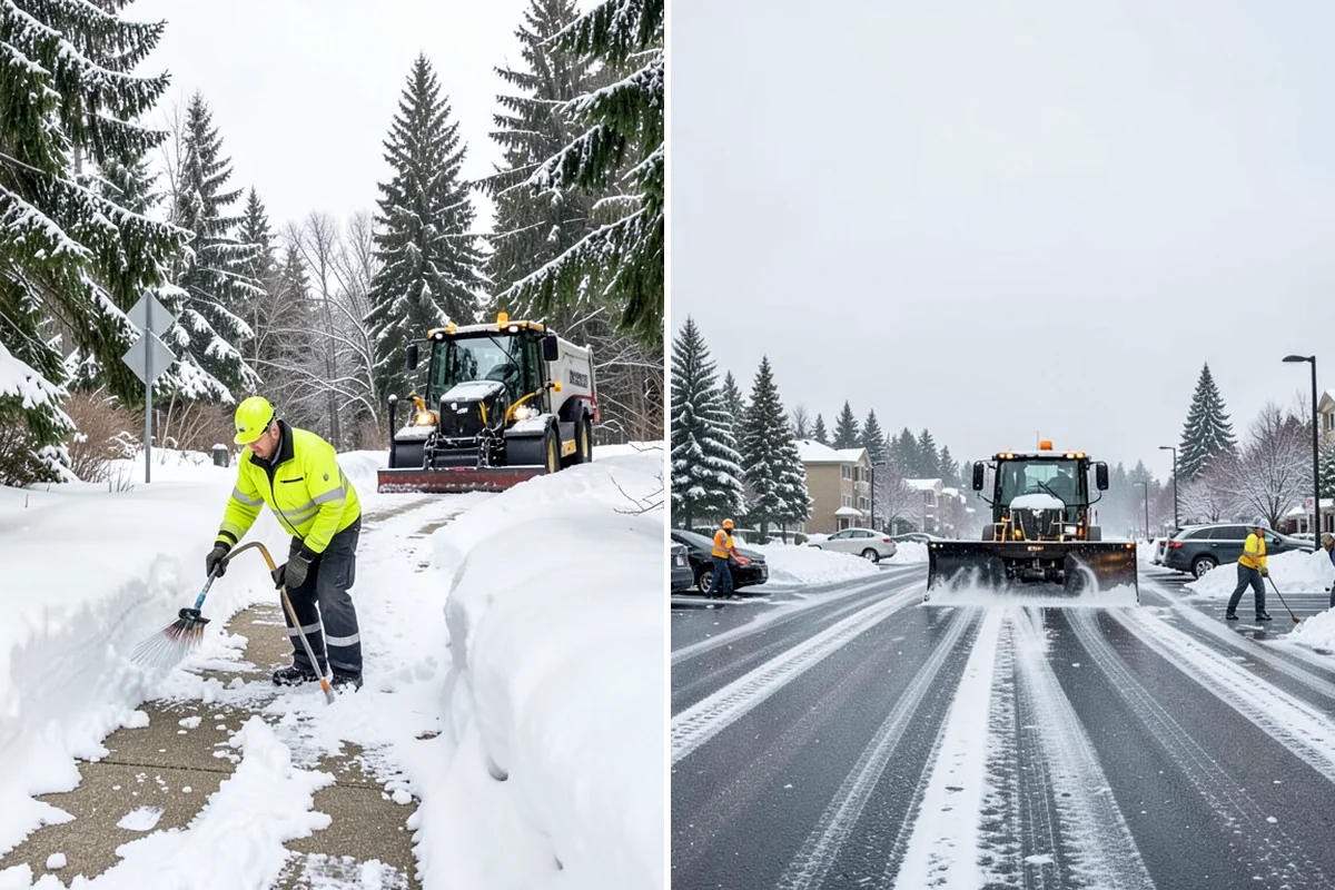 Bus Stop Clearing in Everett, Snohomish County, WA - Locate the shelter, boarding pad, and sidewalk tie-in