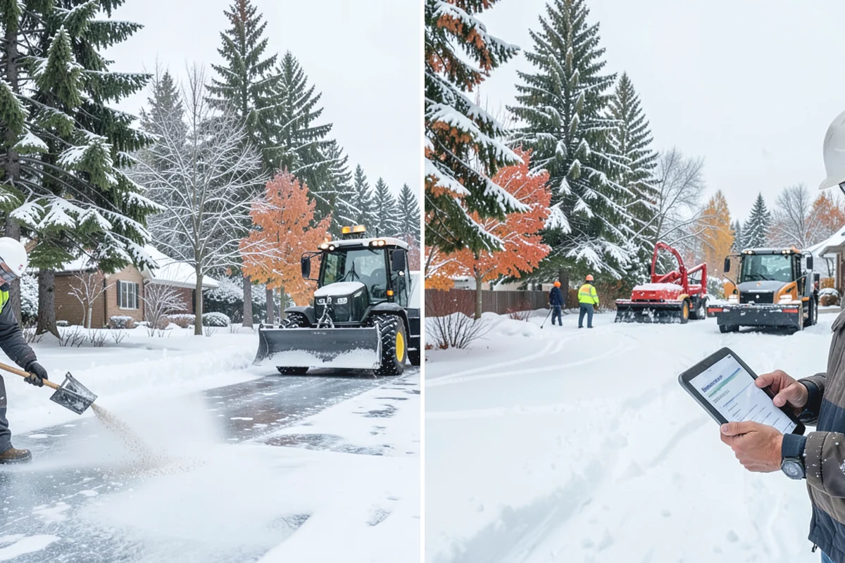 Bus Stop Clearing in Granite Falls, Snohomish County, WA - Locate the shelter, boarding pad, and sidewalk tie-in