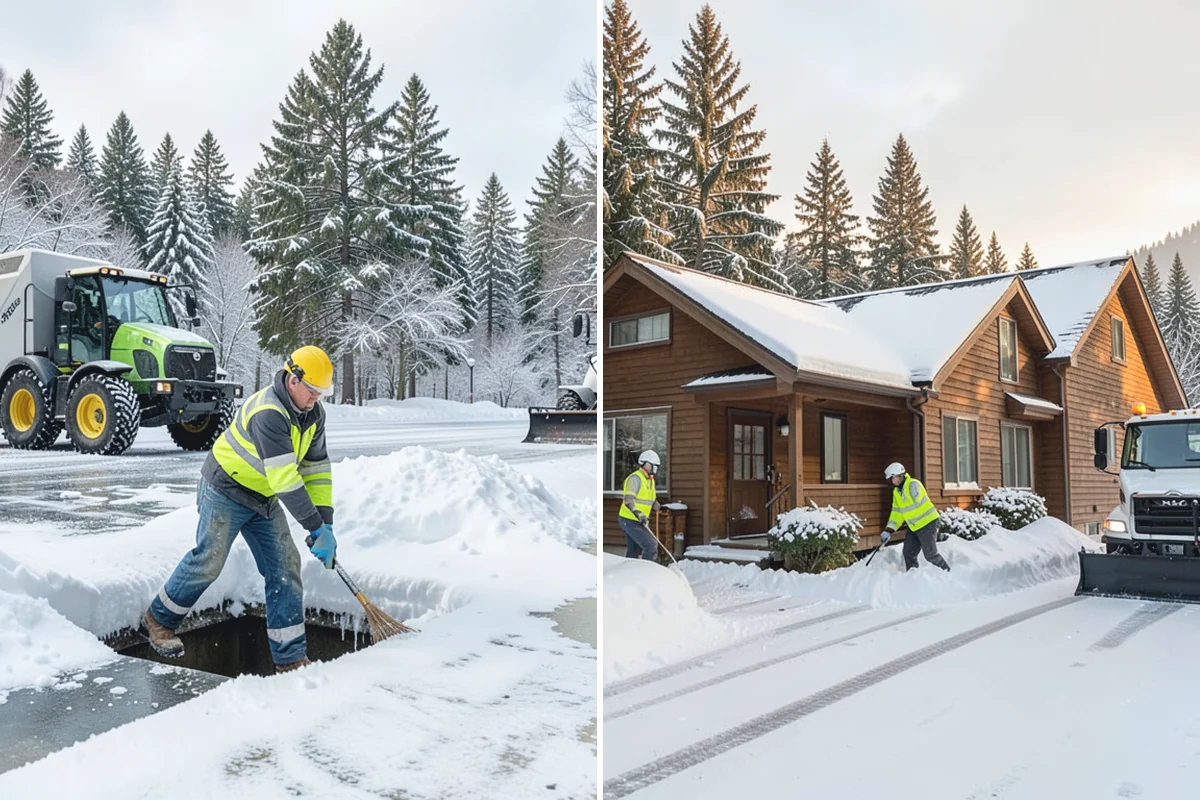 Bus Stop Clearing in Hamilton, Skagit County, WA - Locate the shelter, boarding pad, and sidewalk tie-in