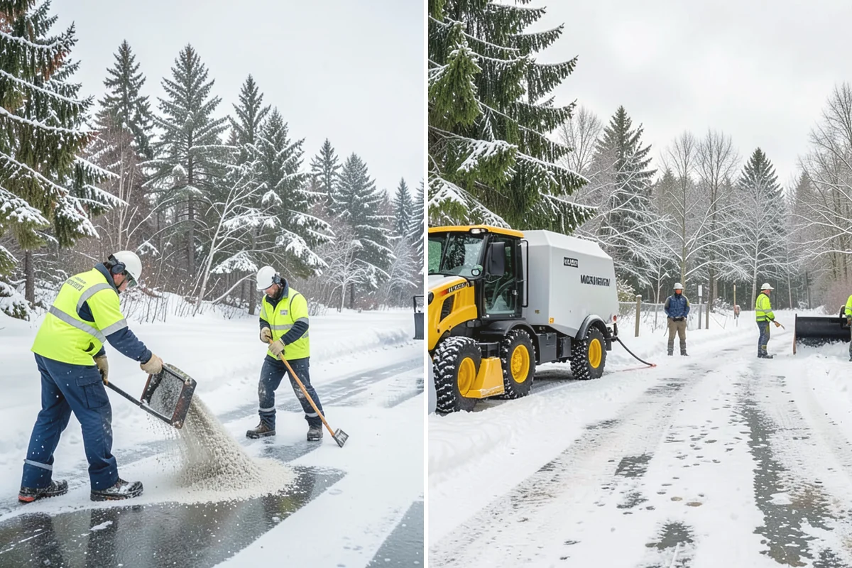 Bus Stop Clearing in Issaquah, King County, WA - Locate the shelter, boarding pad, and sidewalk tie-in
