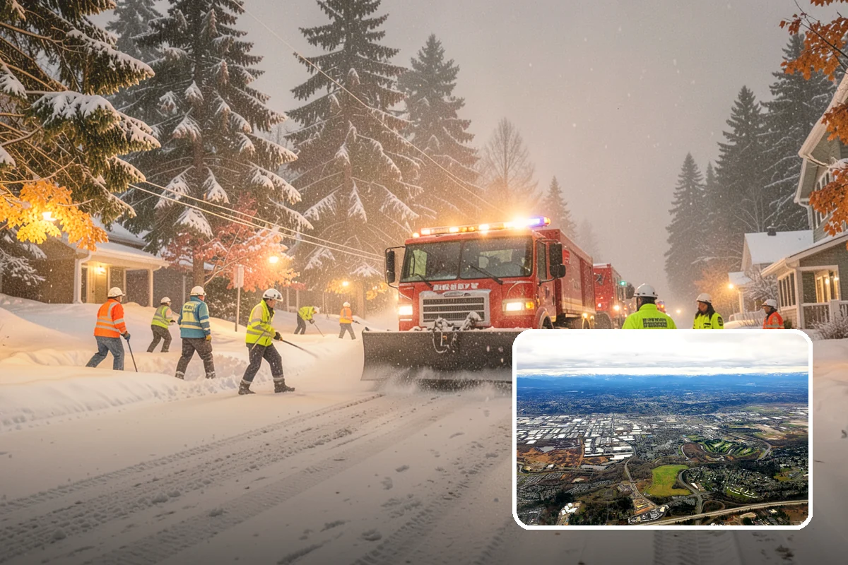 Bus Stop Clearing in Kent, King County, WA - Gives transit riders a safe path to board