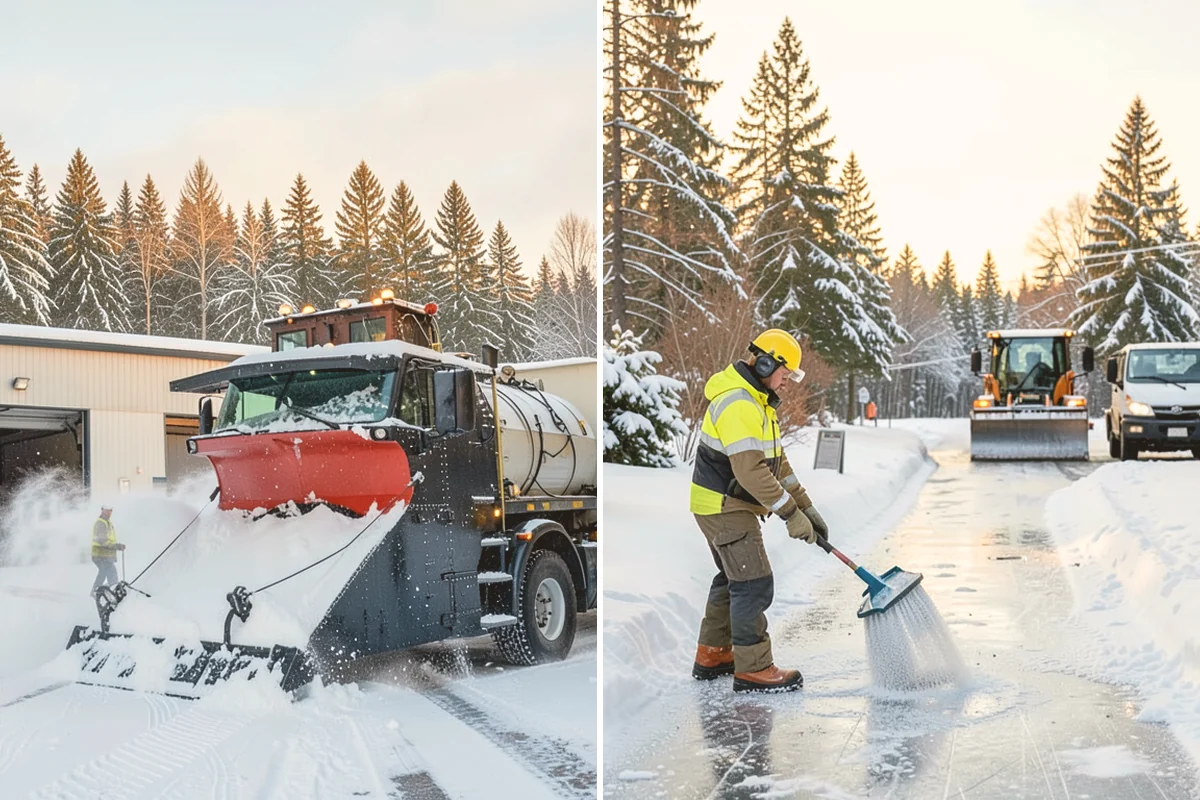 Bus Stop Clearing in Kirkland, King County, WA - Locate the shelter, boarding pad, and sidewalk tie-in
