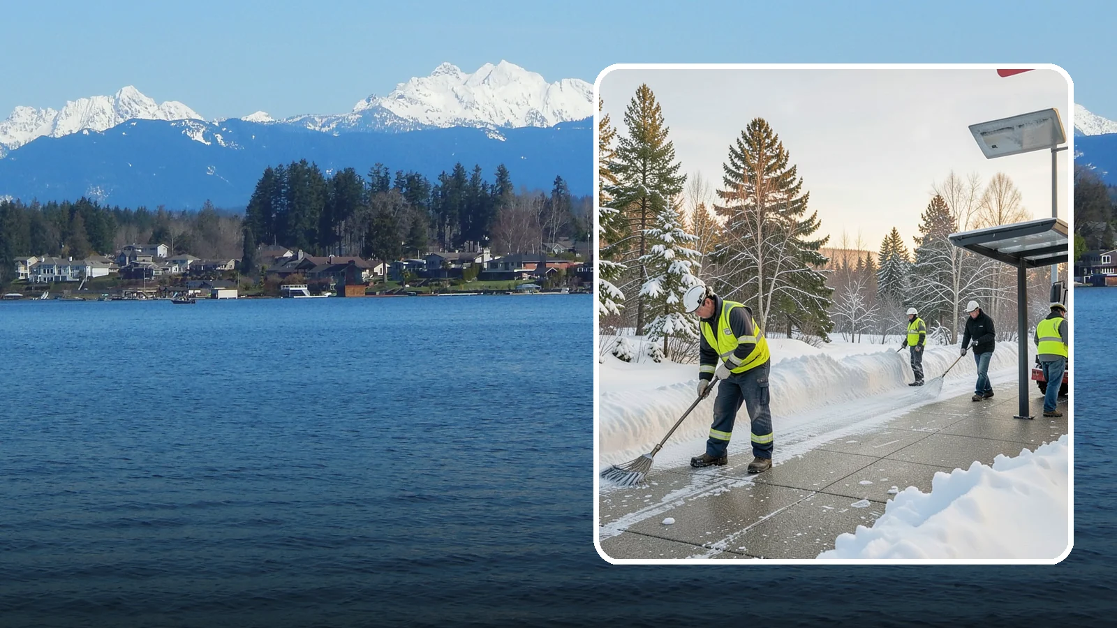 Bus Stop Clearing in Lake Stevens, Snohomish County, WA - We clear bus stops, shelters, and boarding pads so transit riders board safely during Western Washington snow and ice.