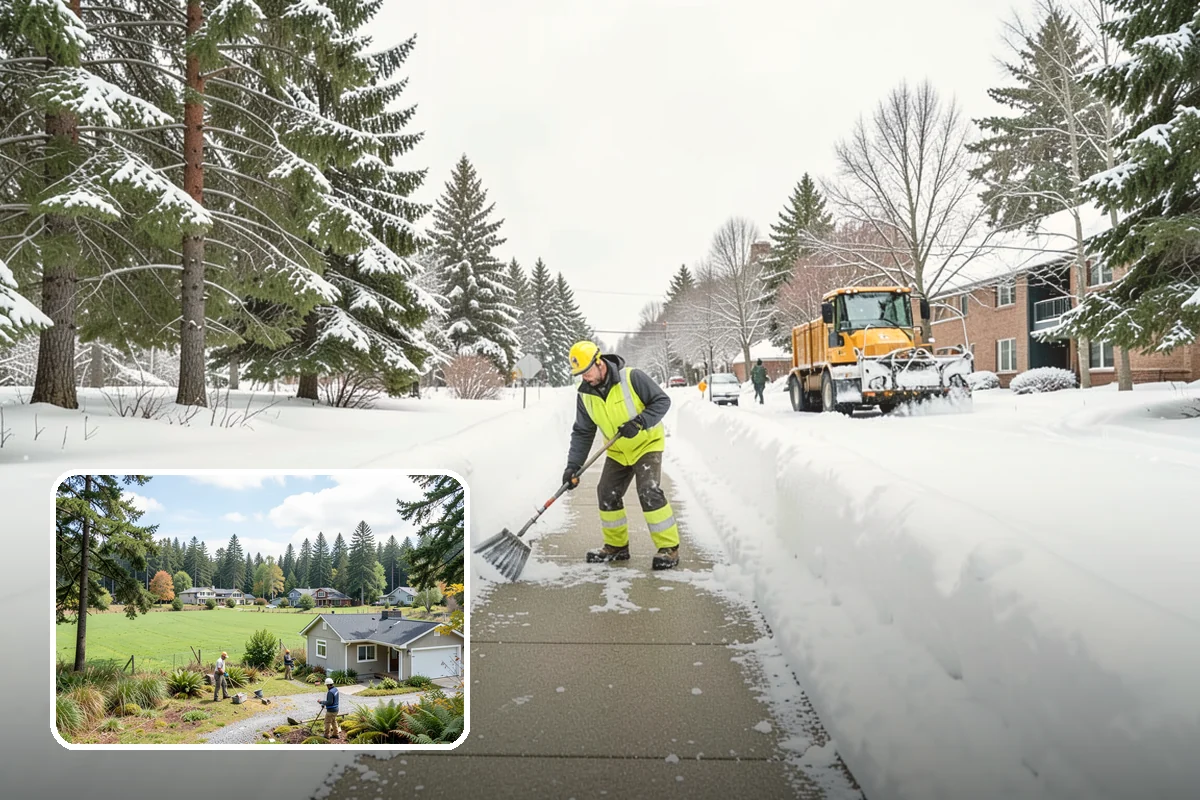 Bus Stop Clearing in Lyman, Skagit County, WA - Gives transit riders a safe path to board