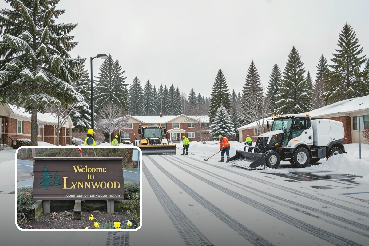 Bus Stop Clearing in Lynnwood, Snohomish County, WA - Gives transit riders a safe path to board