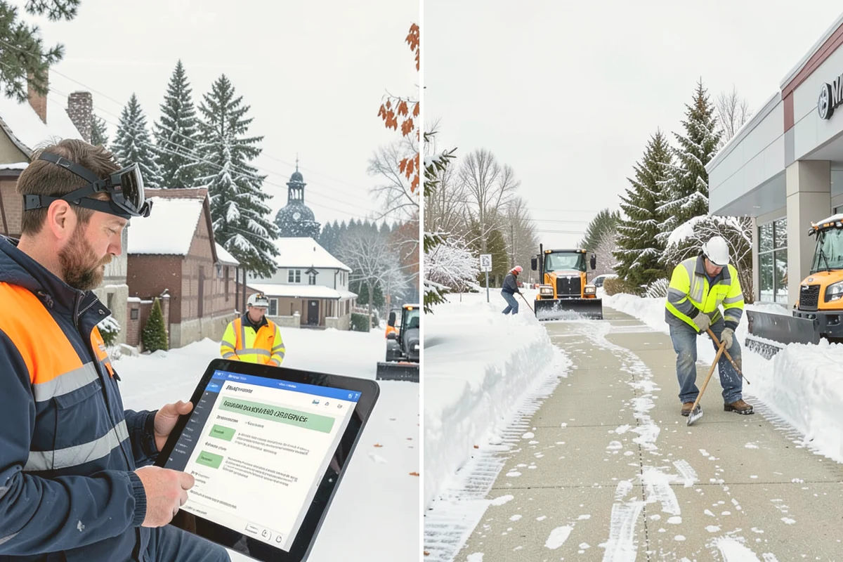 Bus Stop Clearing in Lynnwood, Snohomish County, WA - Locate the shelter, boarding pad, and sidewalk tie-in