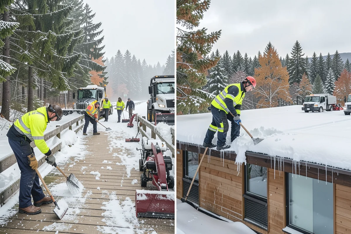 Bus Stop Clearing in Marysville, Snohomish County, WA - Locate the shelter, boarding pad, and sidewalk tie-in