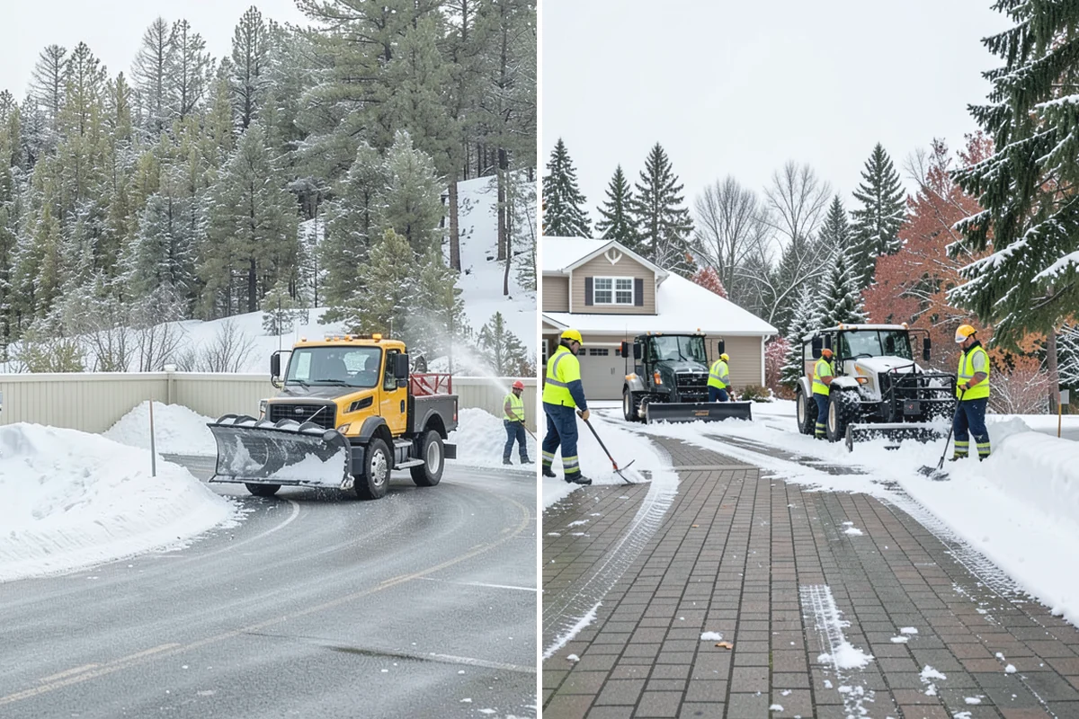 Bus Stop Clearing in Medina, King County, WA - Locate the shelter, boarding pad, and sidewalk tie-in