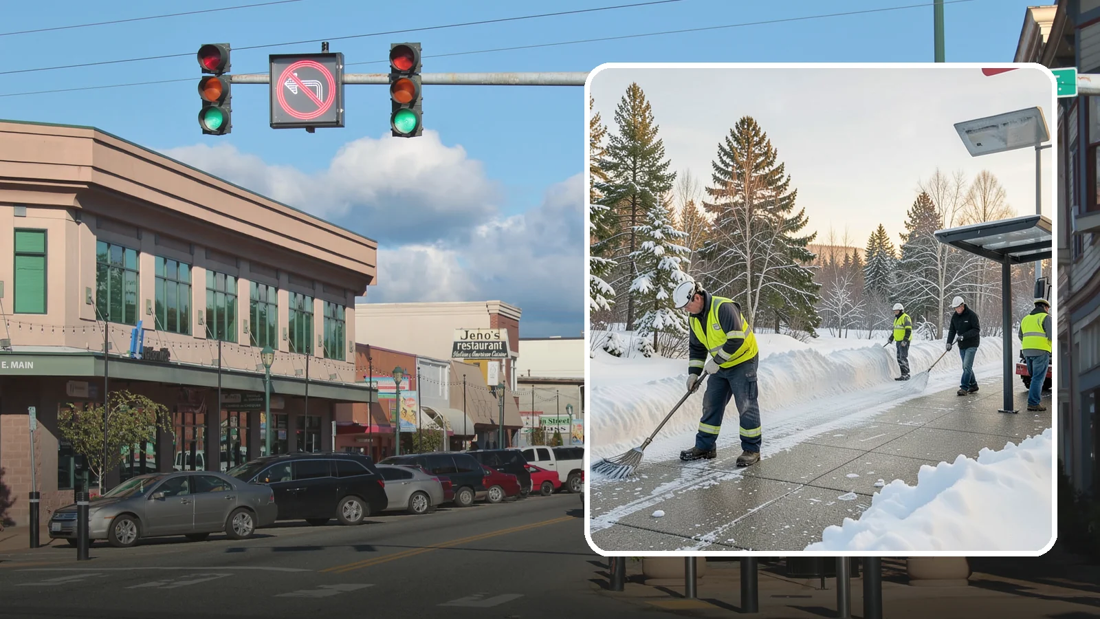 Bus Stop Clearing in Monroe, Snohomish County, WA - We clear bus stops, shelters, and boarding pads so transit riders board safely during Western Washington snow and ice.