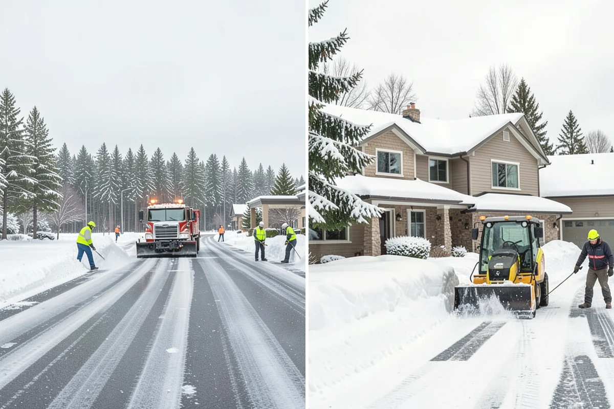 Bus Stop Clearing in Monroe, Snohomish County, WA - Locate the shelter, boarding pad, and sidewalk tie-in