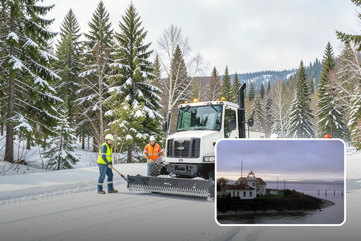 Bus Stop Clearing in Mukilteo, Snohomish County, WA - Gives transit riders a safe path to board