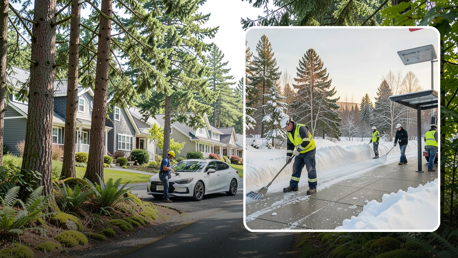 Bus Stop Clearing in Normandy Park, King County, WA - We clear bus stops, shelters, and boarding pads so transit riders board safely during Western Washington snow and ice.