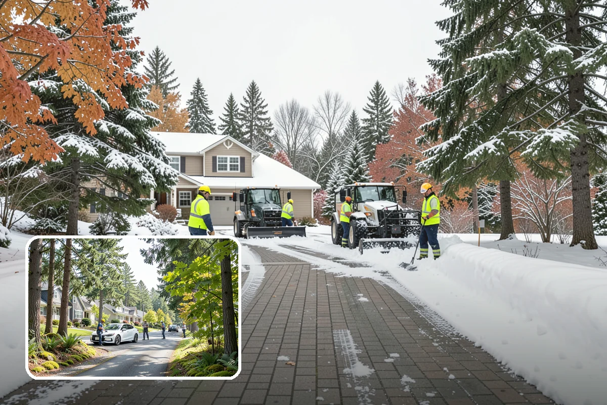 Bus Stop Clearing in Normandy Park, King County, WA - Gives transit riders a safe path to board