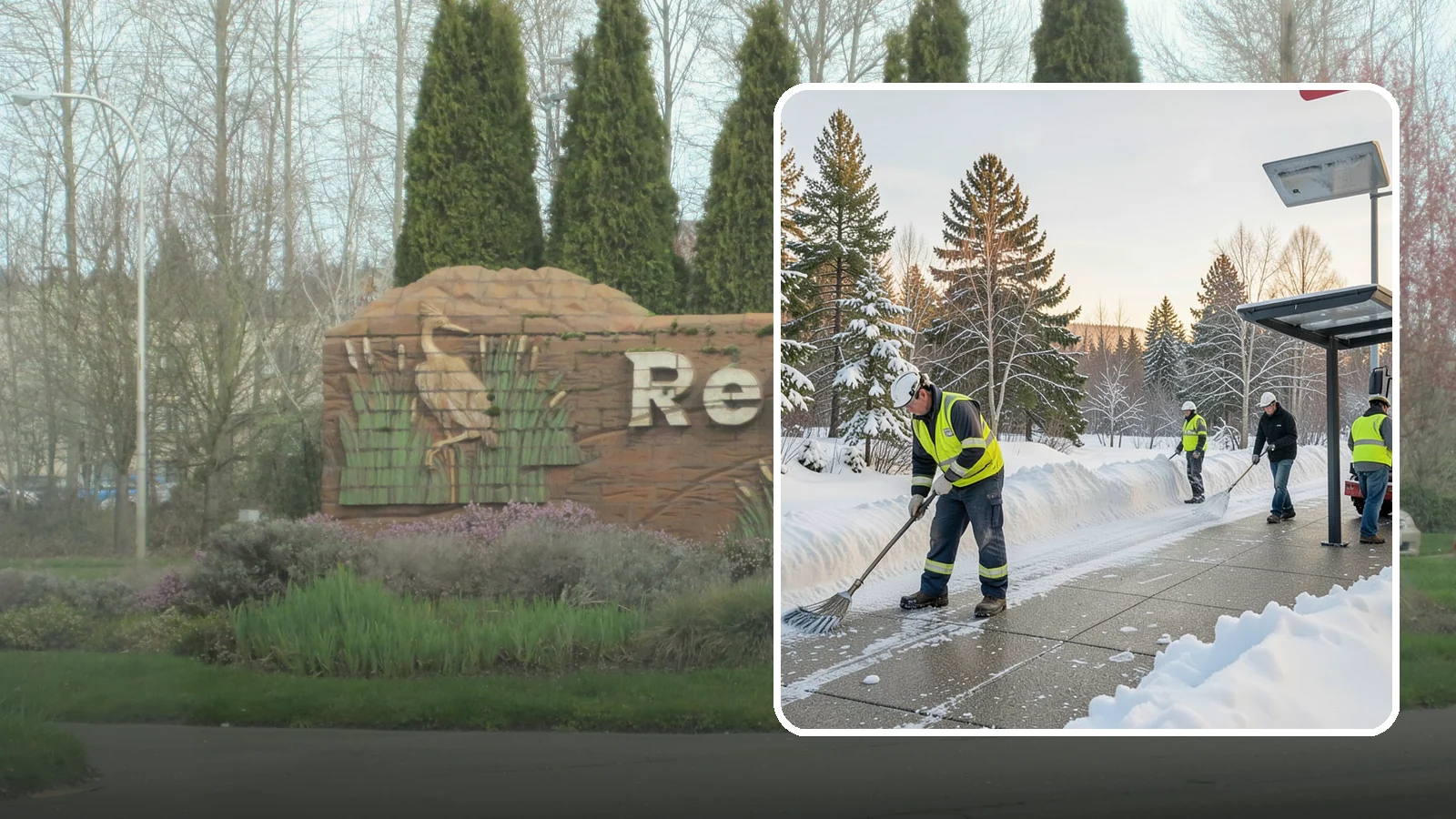 Bus Stop Clearing in Renton, King County, WA - We clear bus stops, shelters, and boarding pads so transit riders board safely during Western Washington snow and ice.