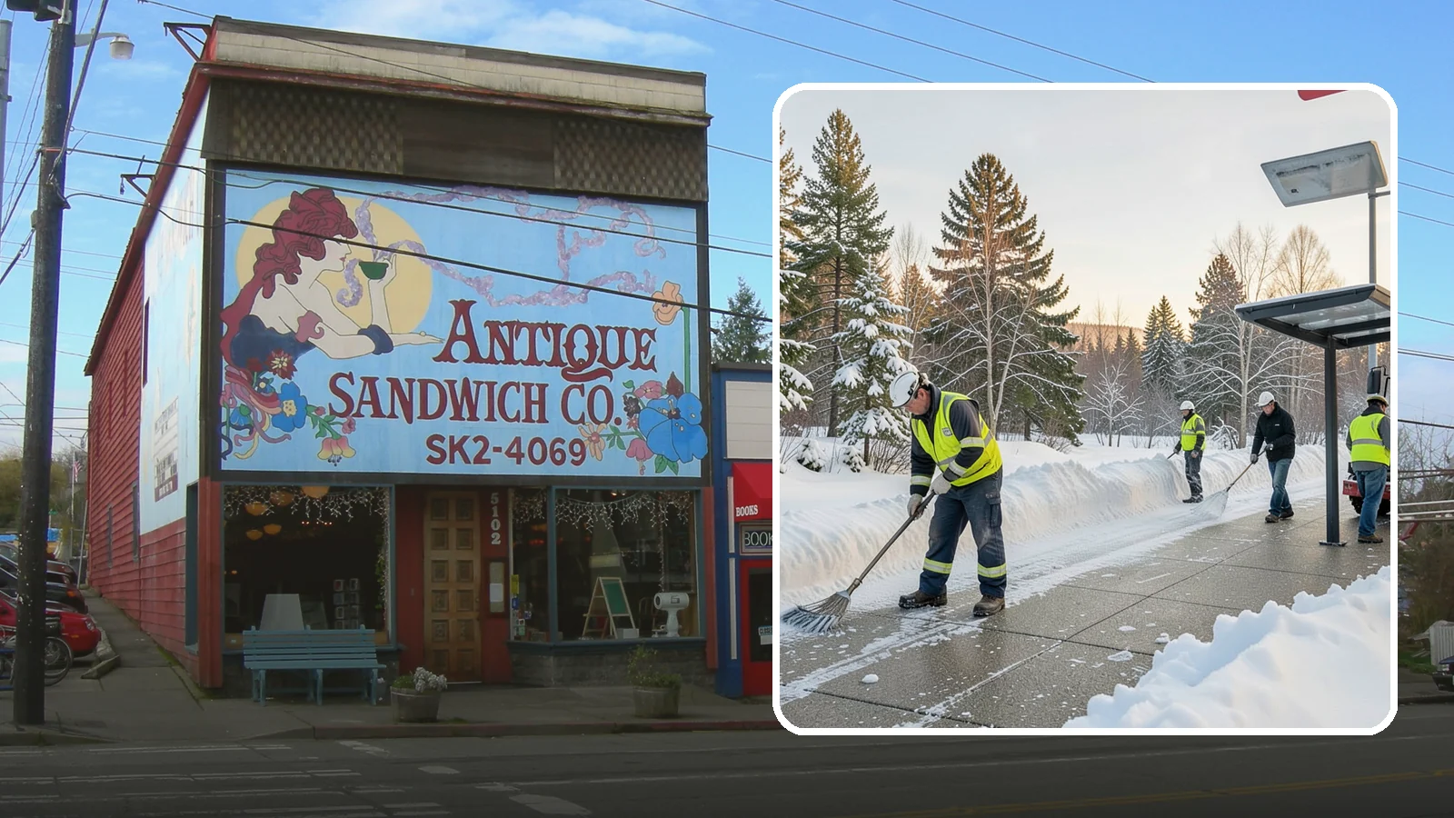 Bus Stop Clearing in Ruston, Pierce County, WA - We clear bus stops, shelters, and boarding pads so transit riders board safely during Western Washington snow and ice.